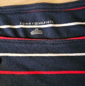 Tommy Hilfiger Navy Blue Striped Tee